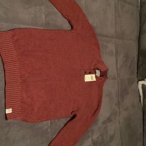 Lucky Brand burnt orange sweater very comfy and heavy for the cold fall/ winter